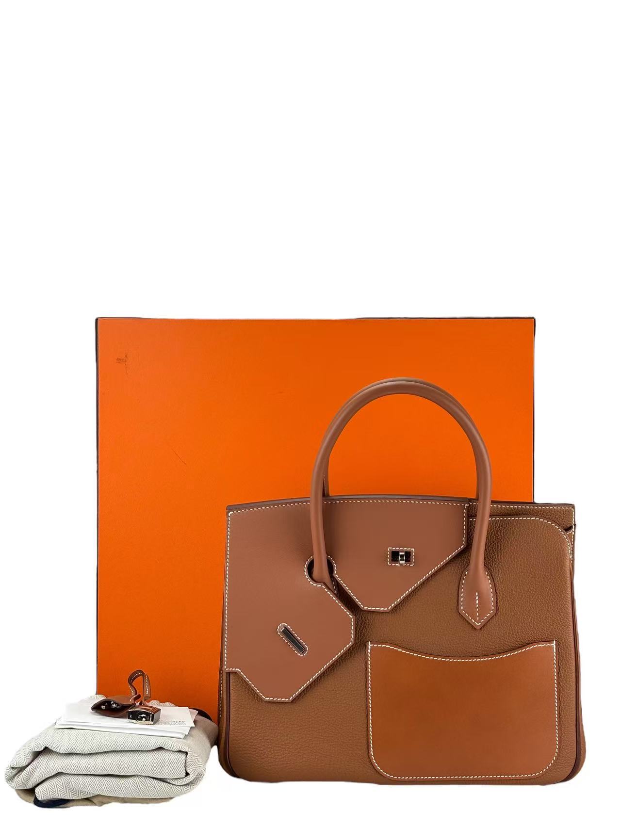 HERMES - Birkin Desordre 30 Gold Togo Palladium Hardware B(2023)