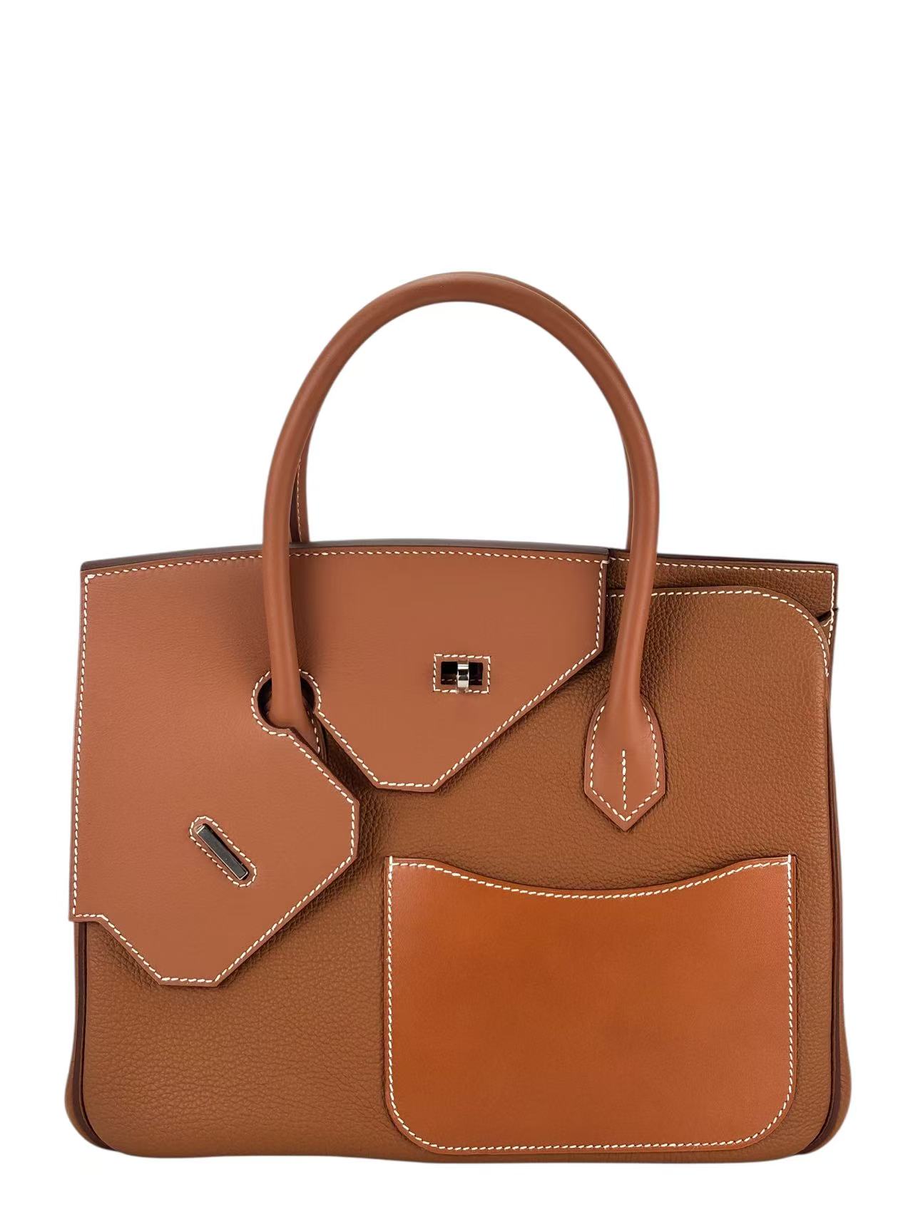 HERMES - Birkin Desordre 30 Gold Togo Palladium Hardware B(2023)