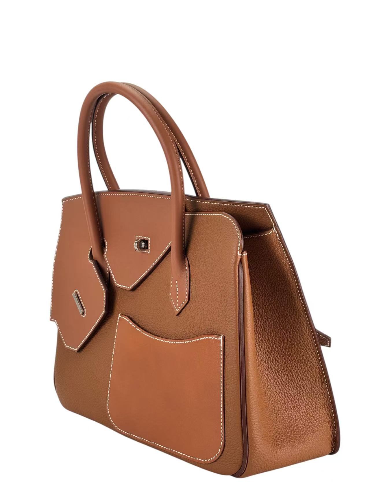 HERMES - Birkin Desordre 30 Gold Togo Palladium Hardware B(2023)