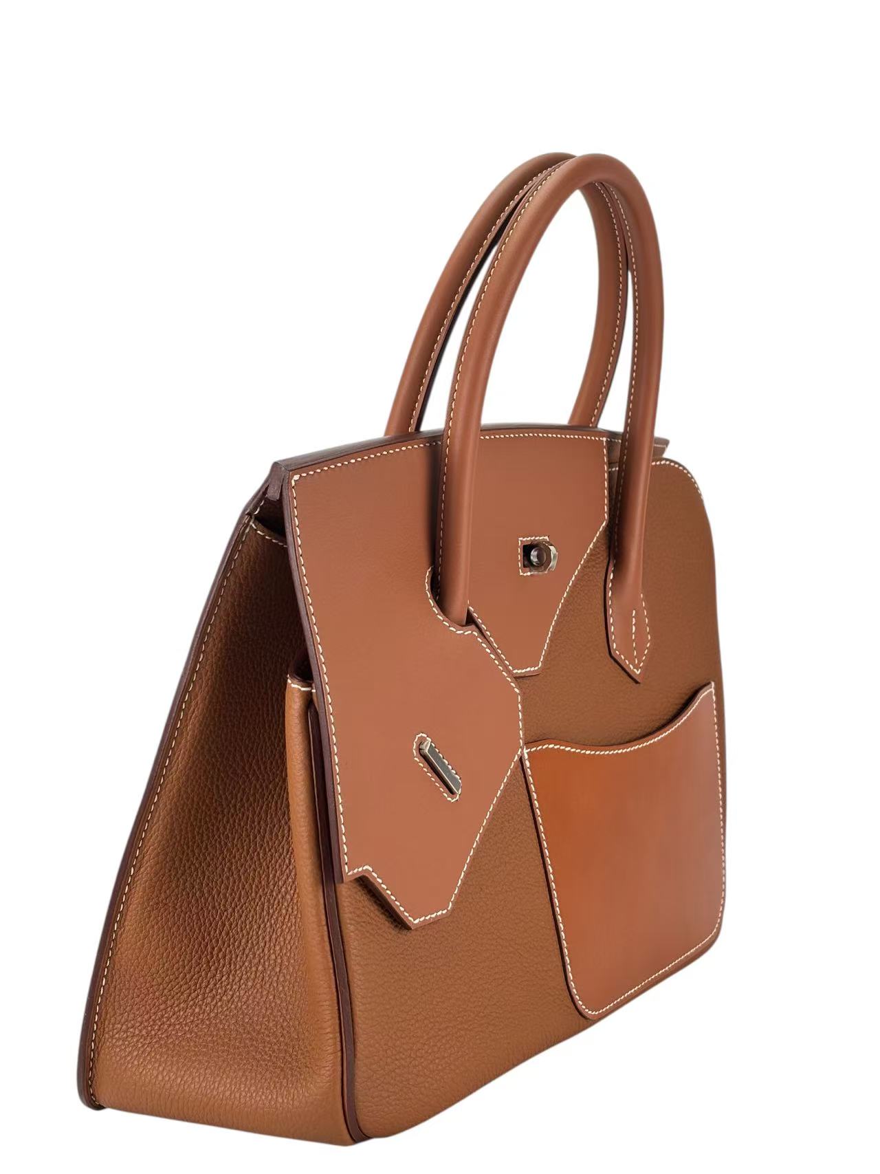 HERMES - Birkin Desordre 30 Gold Togo Palladium Hardware B(2023)