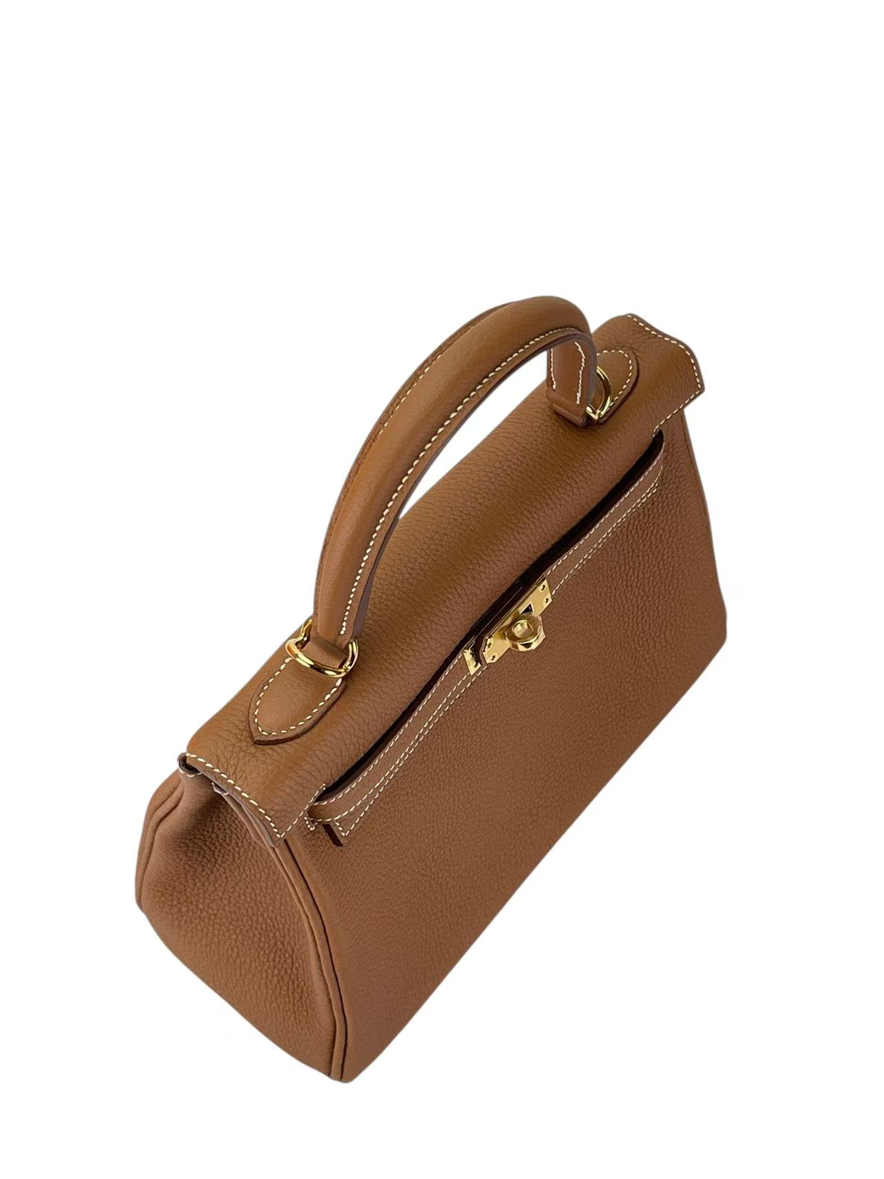 HERMES - Birkin 25 Gold Togo Gold Hardware 