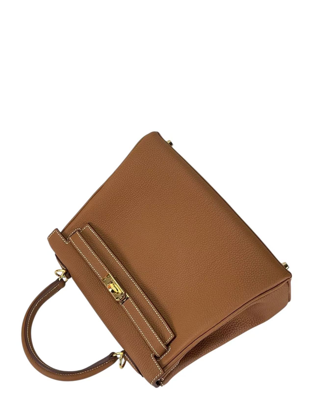 HERMES - Birkin 25 Gold Togo Gold Hardware 