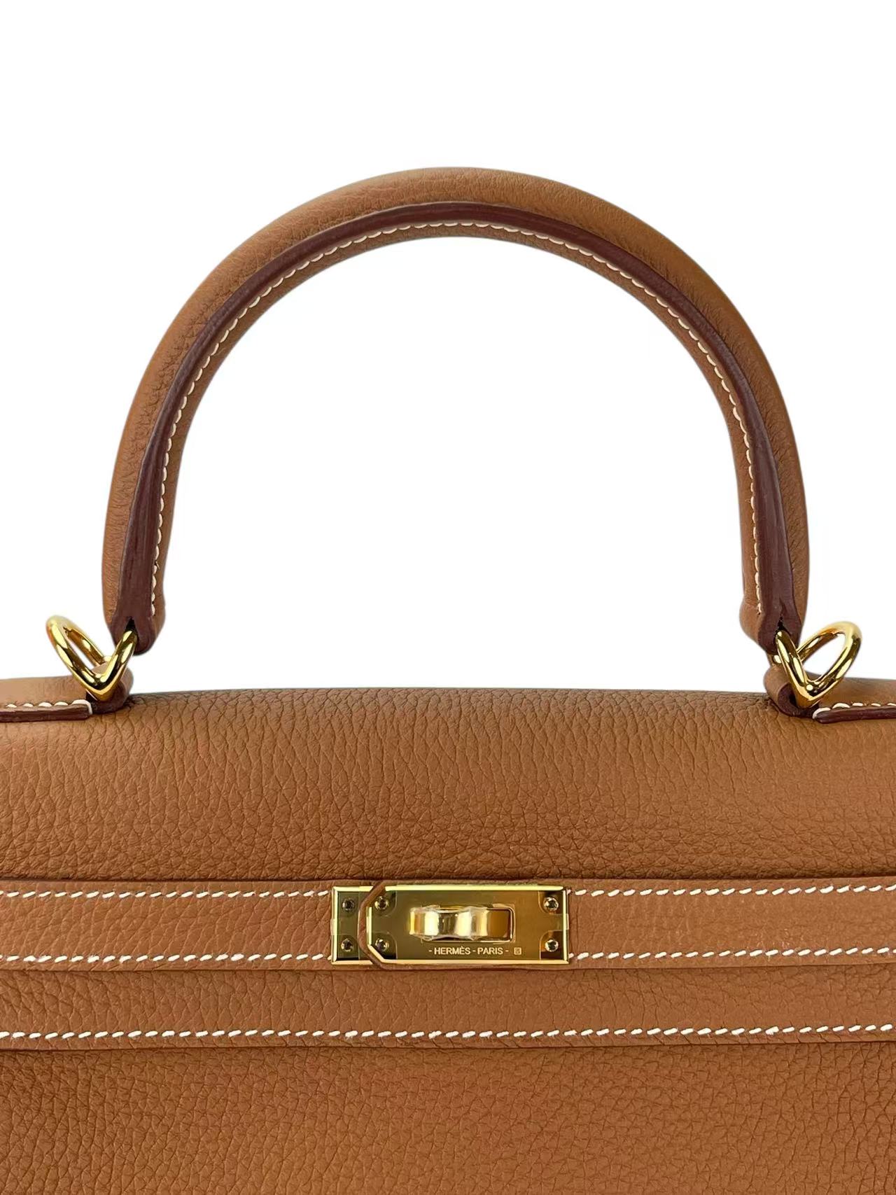 HERMES - Birkin 25 Gold Togo Gold Hardware 
