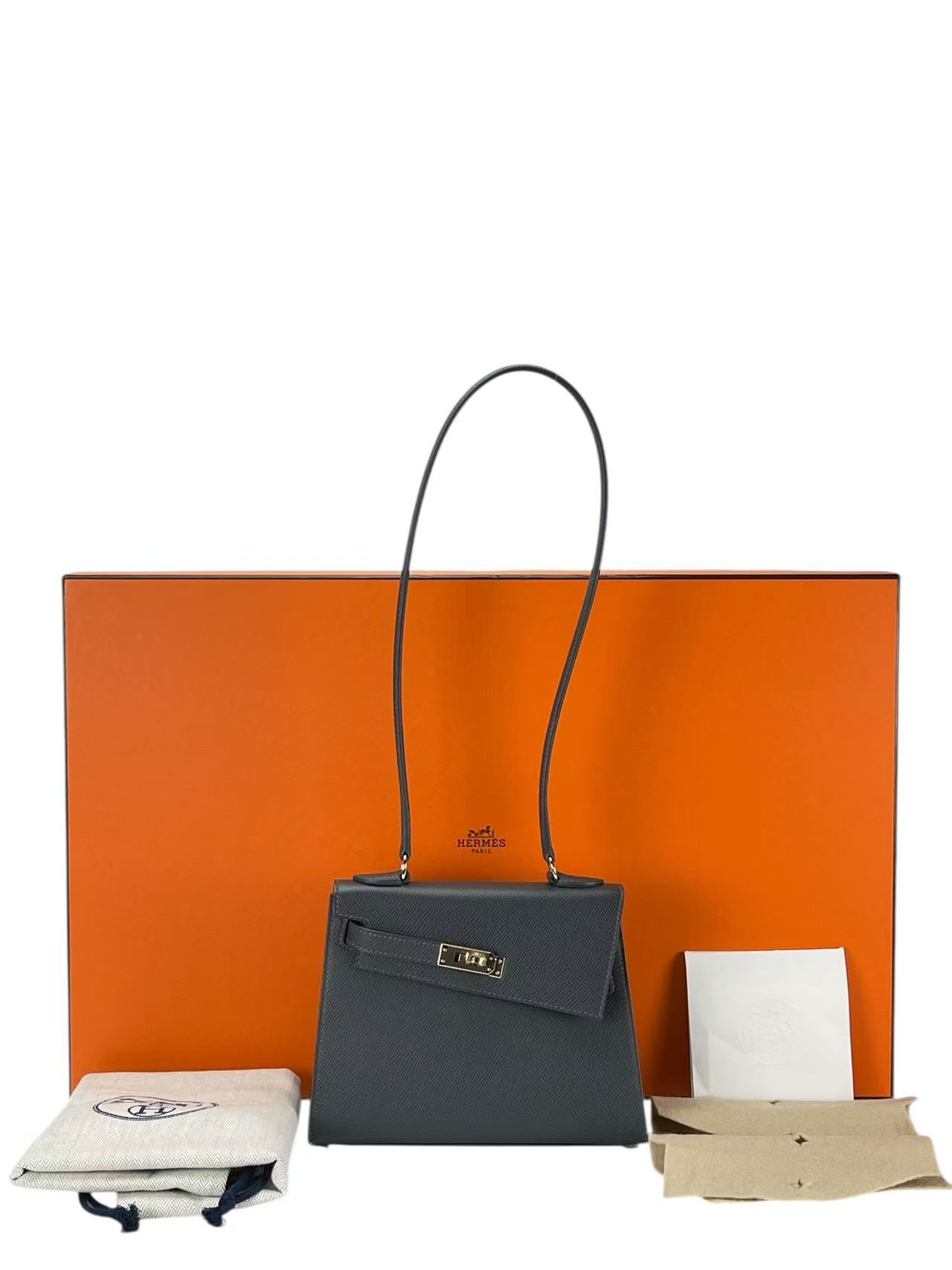 HERMES - Kelly 20 Desordre 85 Epsom Gold Hardware K（2025）