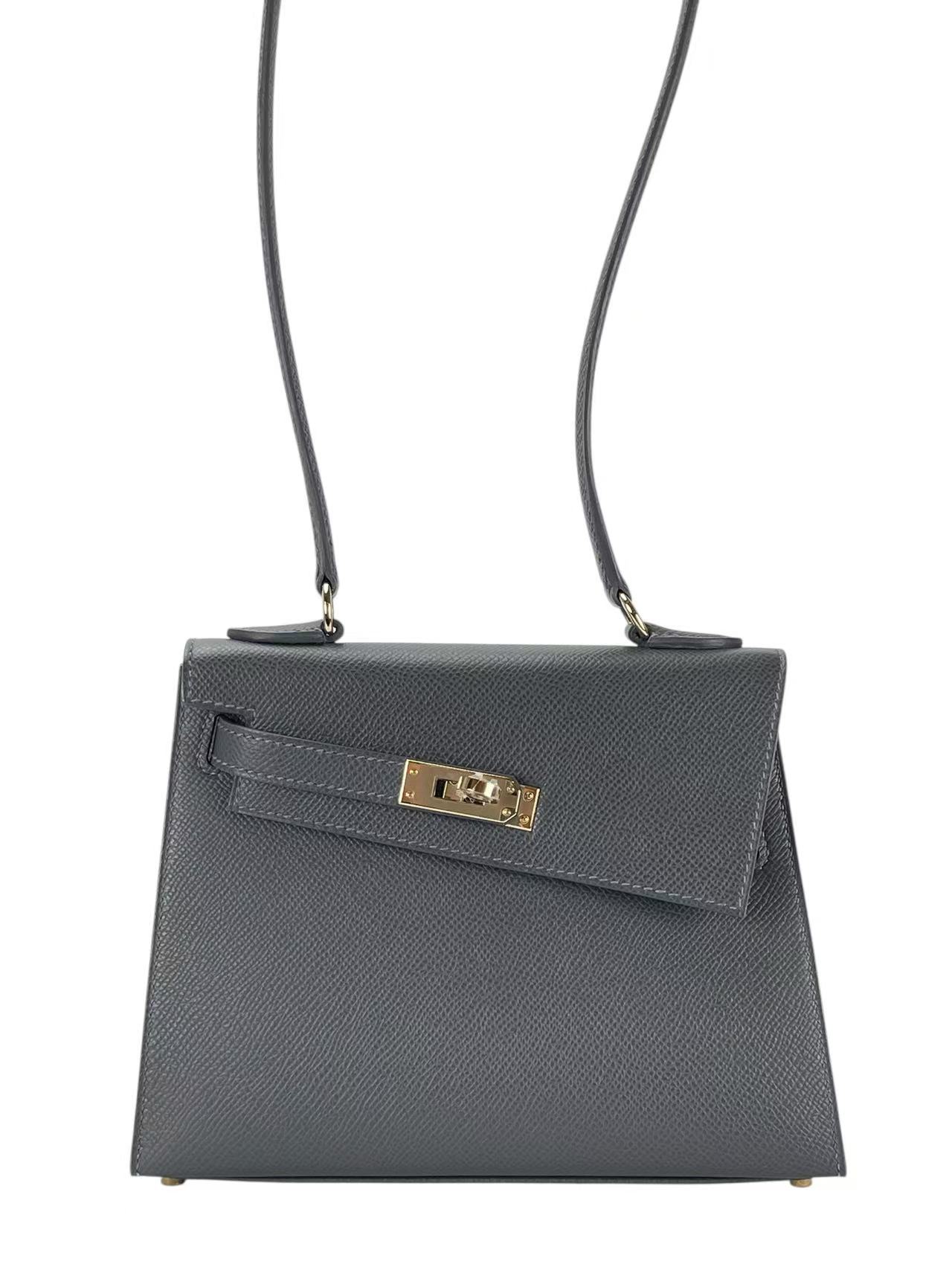 HERMES - Kelly 20 Desordre 85 Epsom Gold Hardware K（2025）