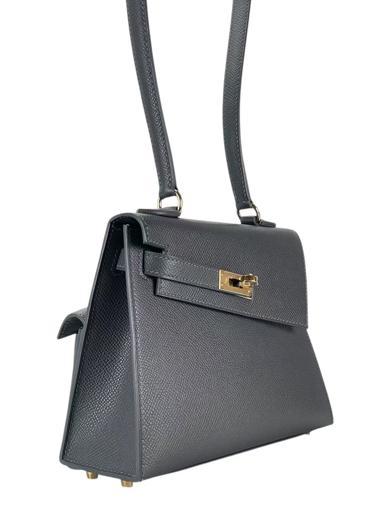 HERMES - Kelly 20 Desordre 85 Epsom Gold Hardware K（2025）