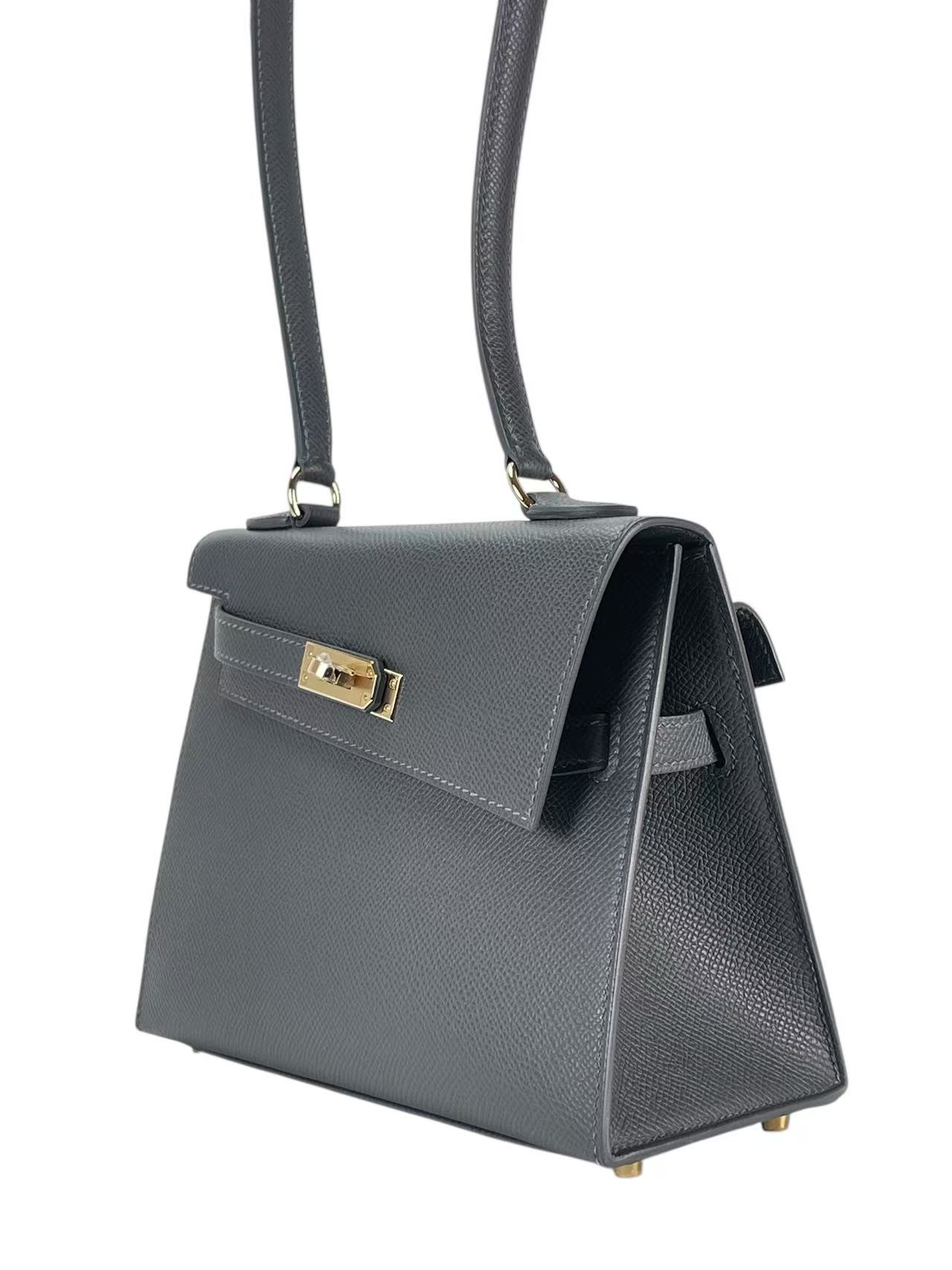 HERMES - Kelly 20 Desordre 85 Epsom Gold Hardware K（2025）