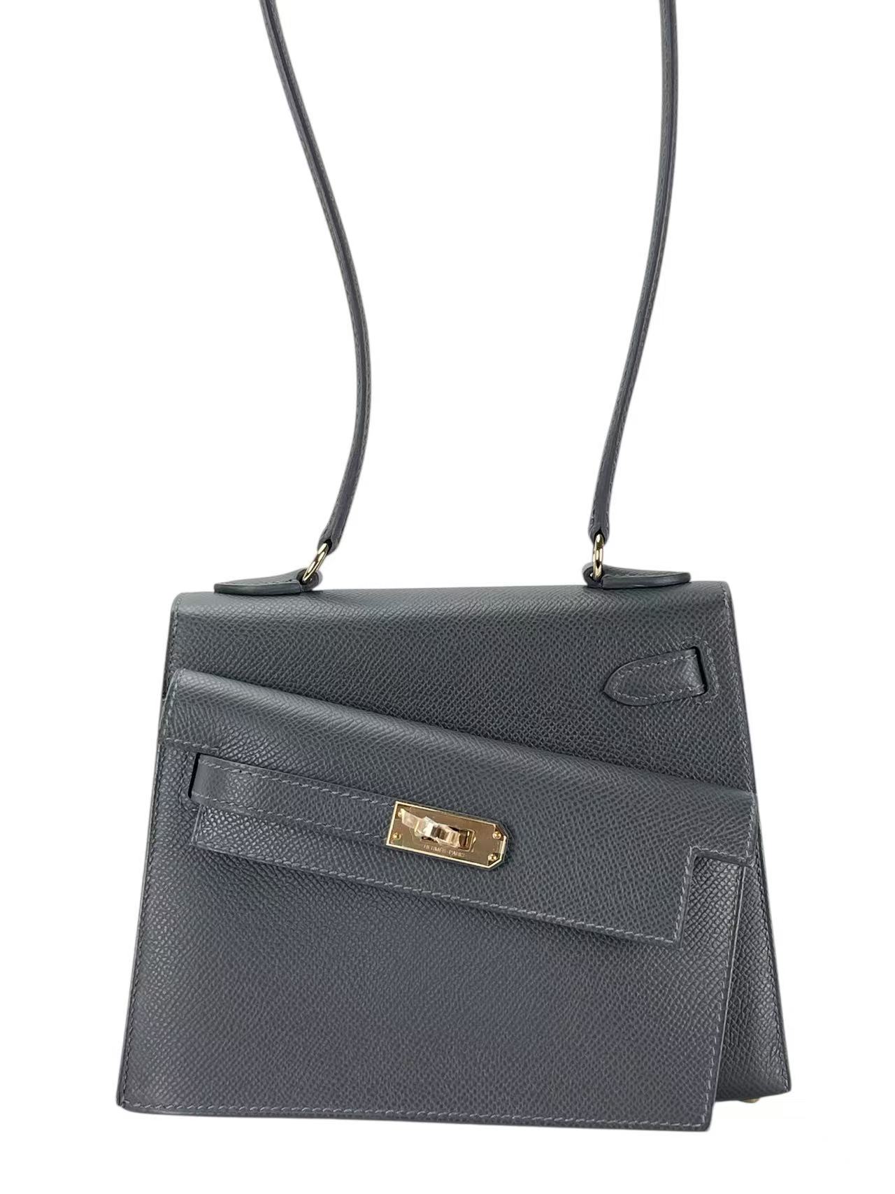 HERMES - Kelly 20 Desordre 85 Epsom Gold Hardware K（2025）