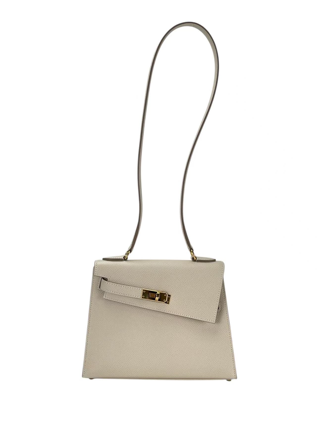 HERMES - Kelly Desordre 20 Craie10 Epsom Gold Hardware B（2023）