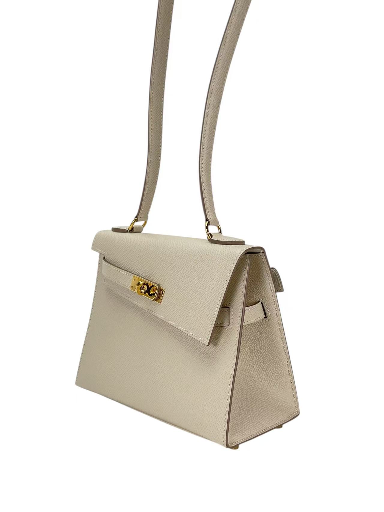 HERMES - Kelly Desordre 20 Craie10 Epsom Gold Hardware B（2023）