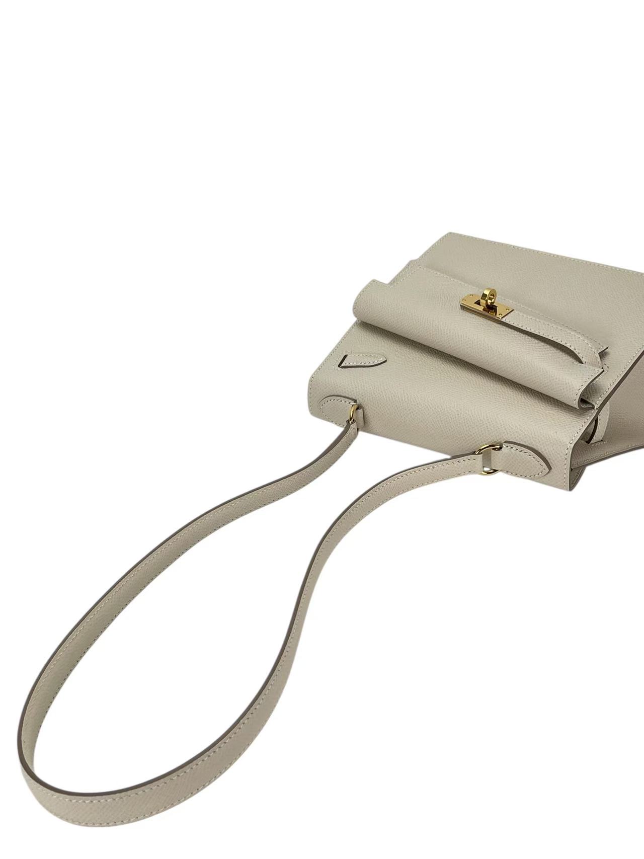 HERMES - Kelly Desordre 20 Craie10 Epsom Gold Hardware B（2023）