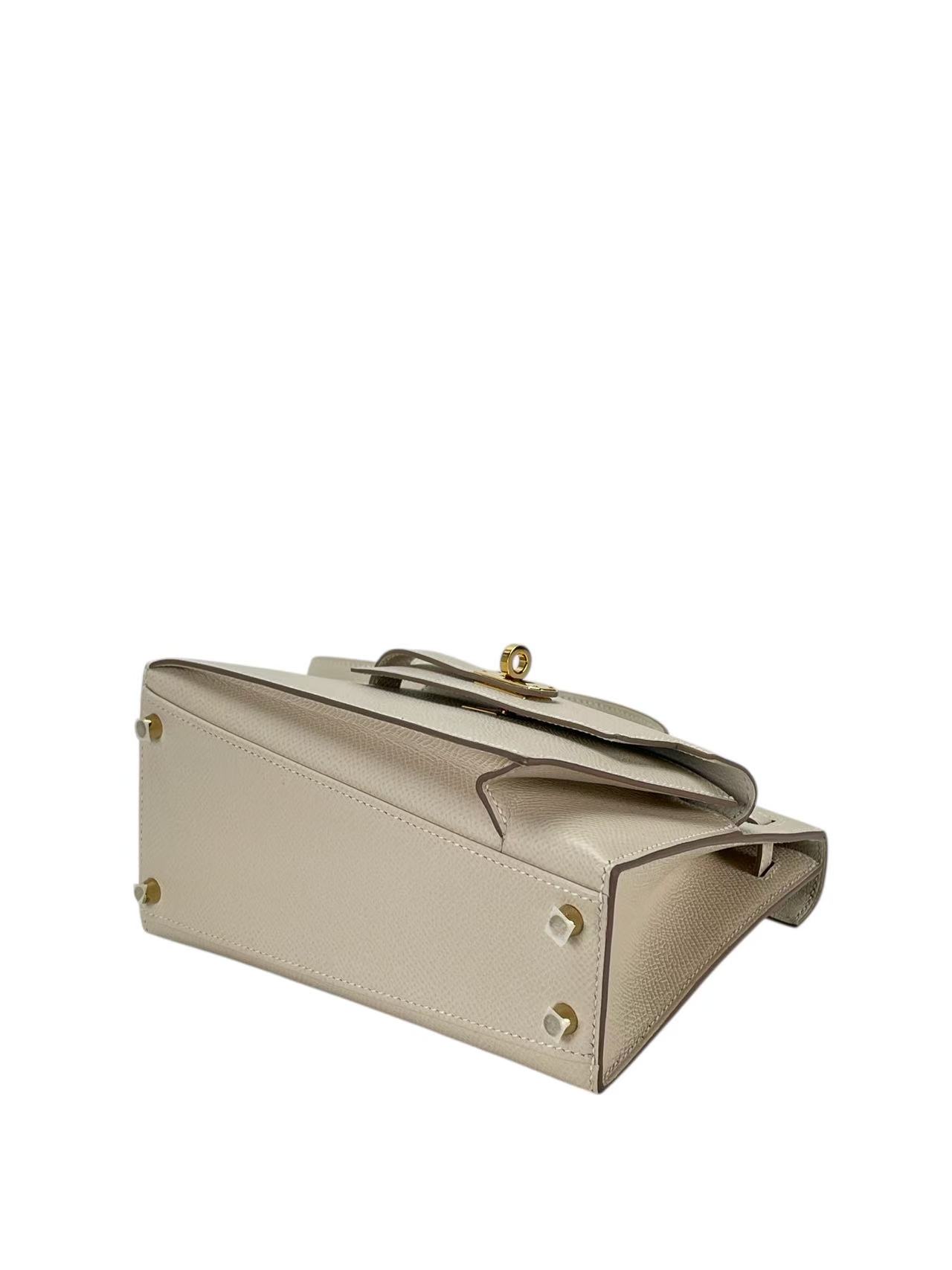 HERMES - Kelly Desordre 20 Craie10 Epsom Gold Hardware B（2023）