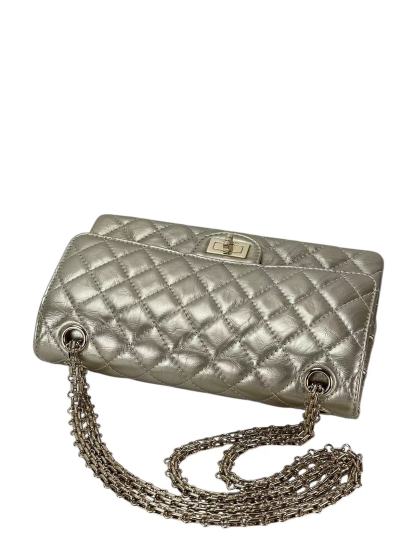 CHANEL - 2.55 Reissue 227 Flap Light Gold Lambskin Gold Hardware