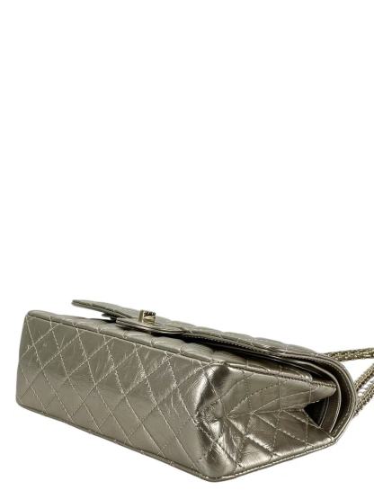 CHANEL - 2.55 Reissue 227 Flap Light Gold Lambskin Gold Hardware