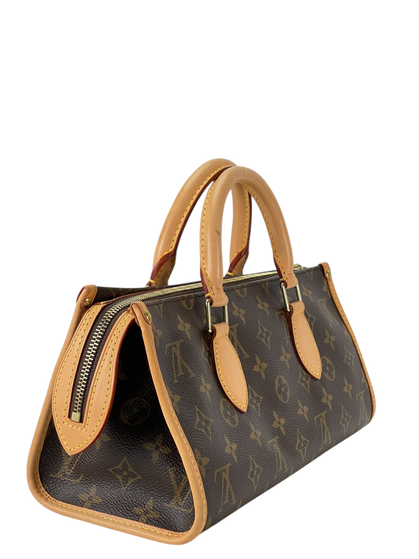 LOUIS VUITTON - Popincourt Hand bag M40009 Monogram canvas leather Brown