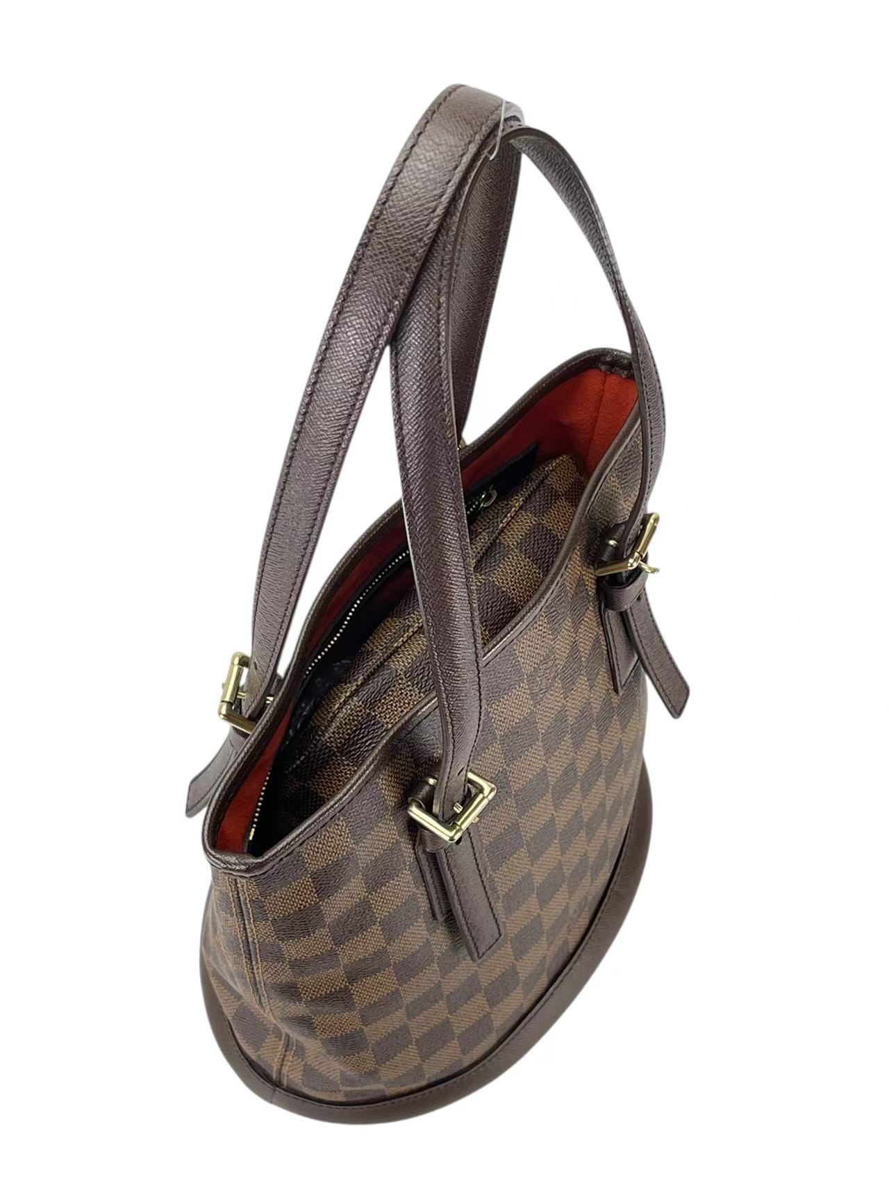 LOUIS VUITTON - Petit Bucket PM Damier Ebene Canvas