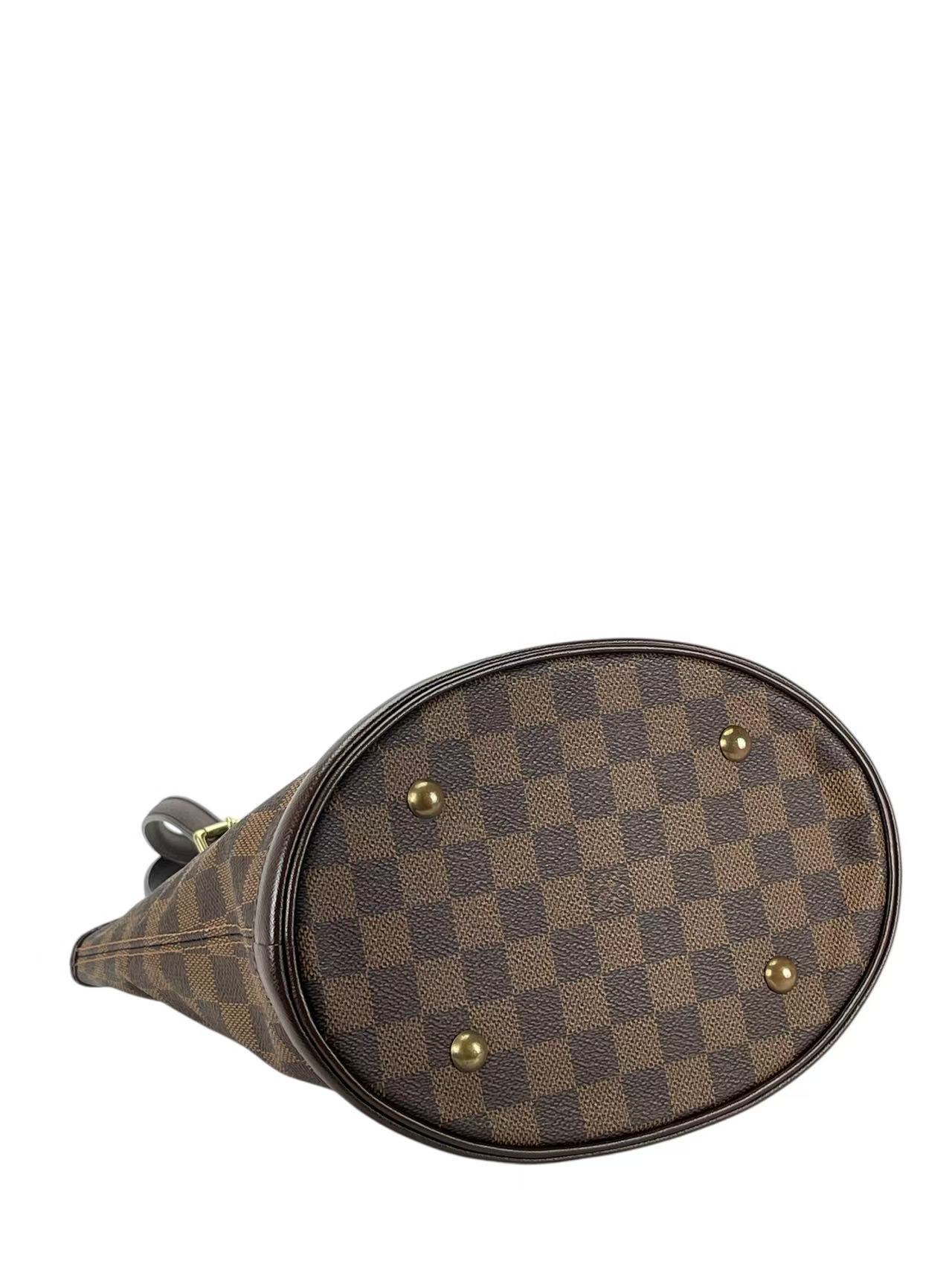 LOUIS VUITTON - Petit Bucket PM Damier Ebene Canvas
