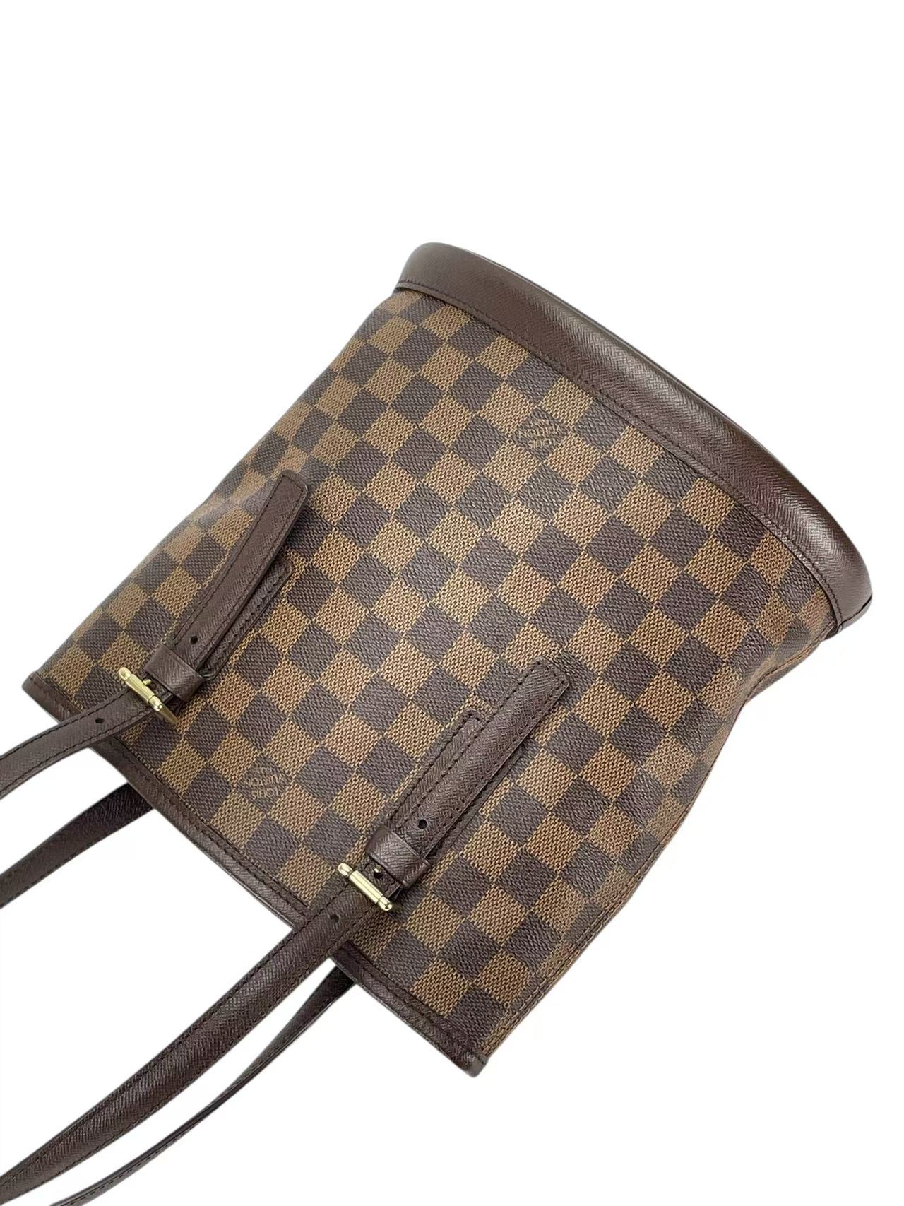 LOUIS VUITTON - Petit Bucket PM Damier Ebene Canvas