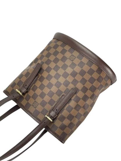 LOUIS VUITTON - Petit Bucket PM Damier Ebene Canvas