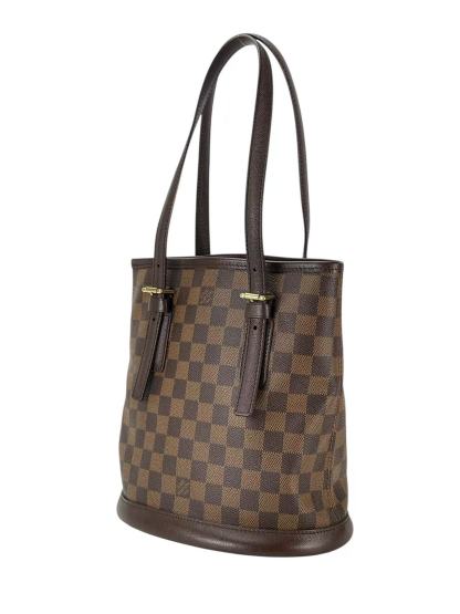 LOUIS VUITTON - Petit Bucket PM Damier Ebene Canvas