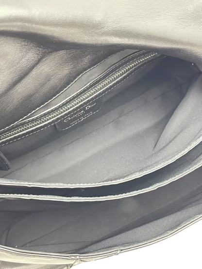 CHRISTIAN DIOR - Black Lambskin Dior Miss Dior New Lock Shoulder Bag