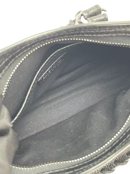 BALENCIAGA - Black Calfskin Classic City 2way Bag Sliver Hardware