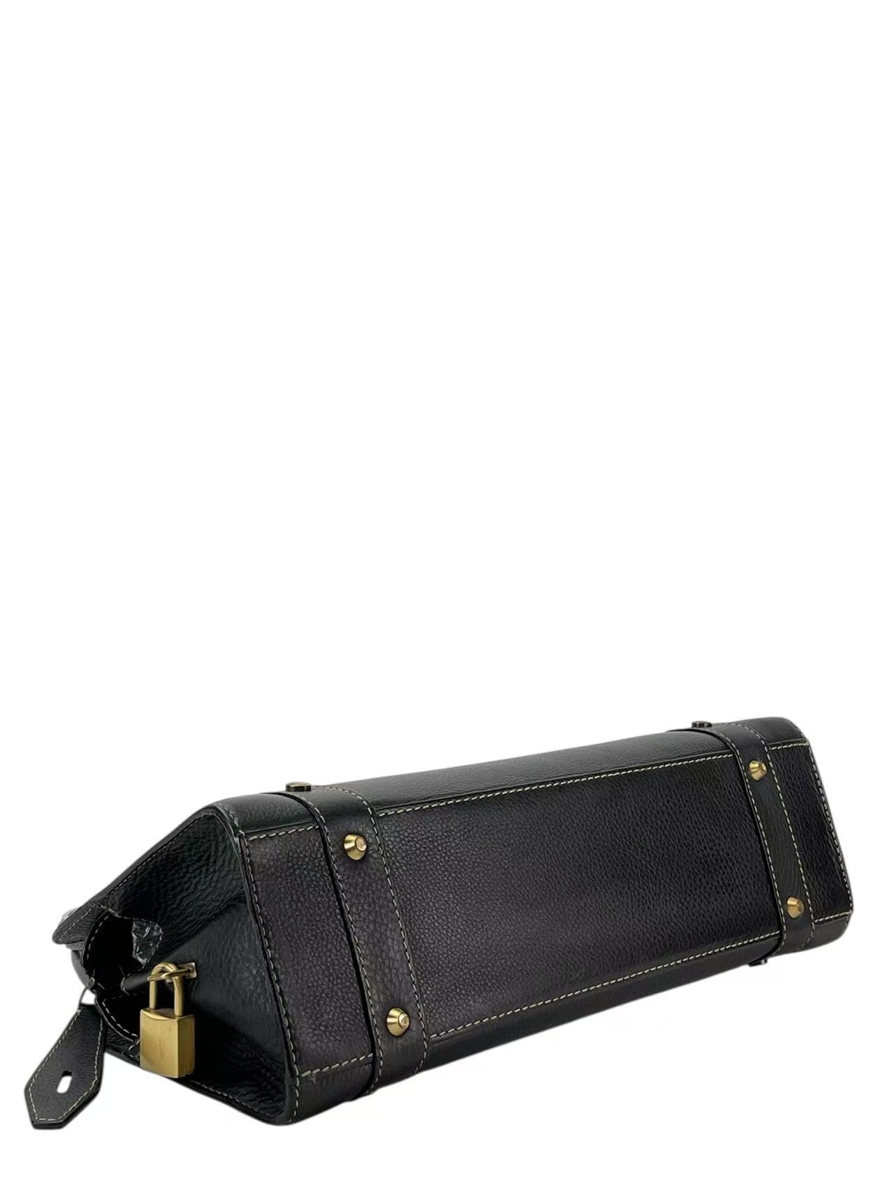 CHRISTIAN DIOR - Black East West Lady Calfskin Handbag