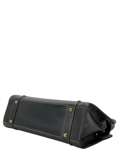 CHRISTIAN DIOR - Black East West Lady Calfskin Handbag