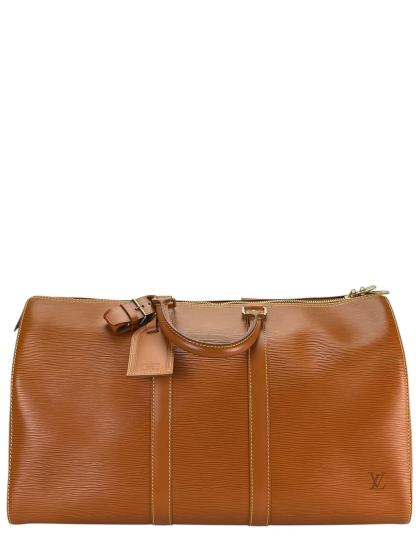 LOUIS VUITTON - Keepall 45 Boston Epi Canvas Brown Handbag
