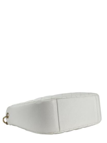 CHANEL - Coco Mark Hobo Shoulder Bag White Caviar 