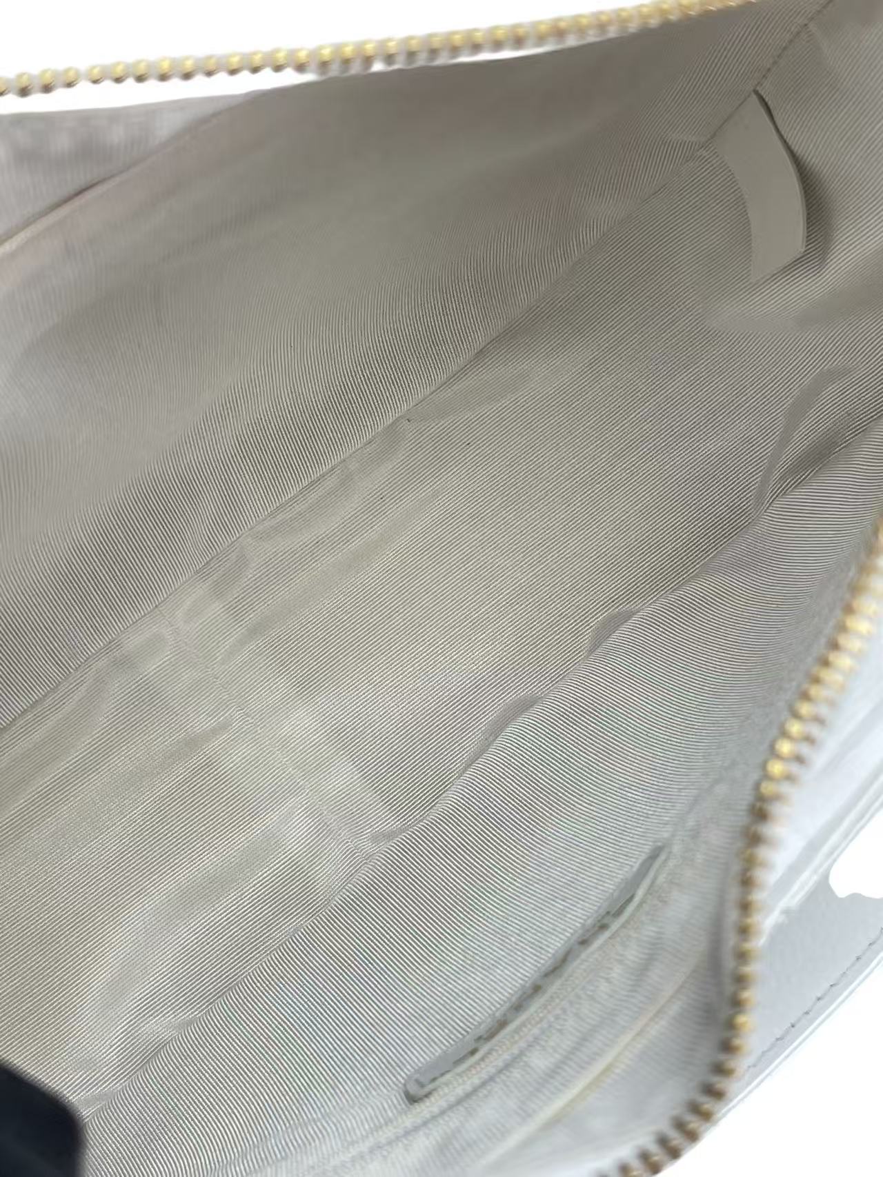 CHANEL - Coco Mark Hobo Shoulder Bag White Caviar 