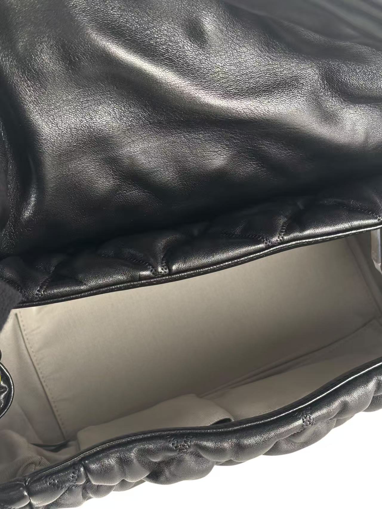 CHANEL - Bubble Quilted Leather Shoulder Bag