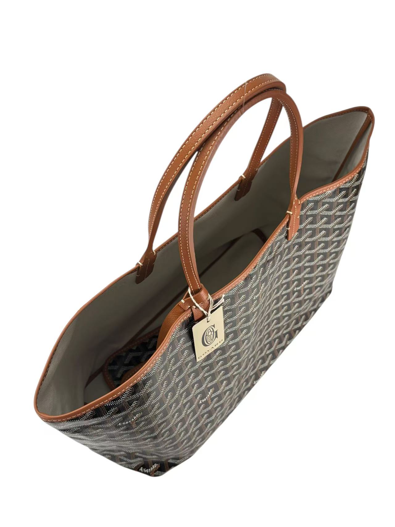 GOYARD - Saint Louis PM Tote Bag Black & Tan