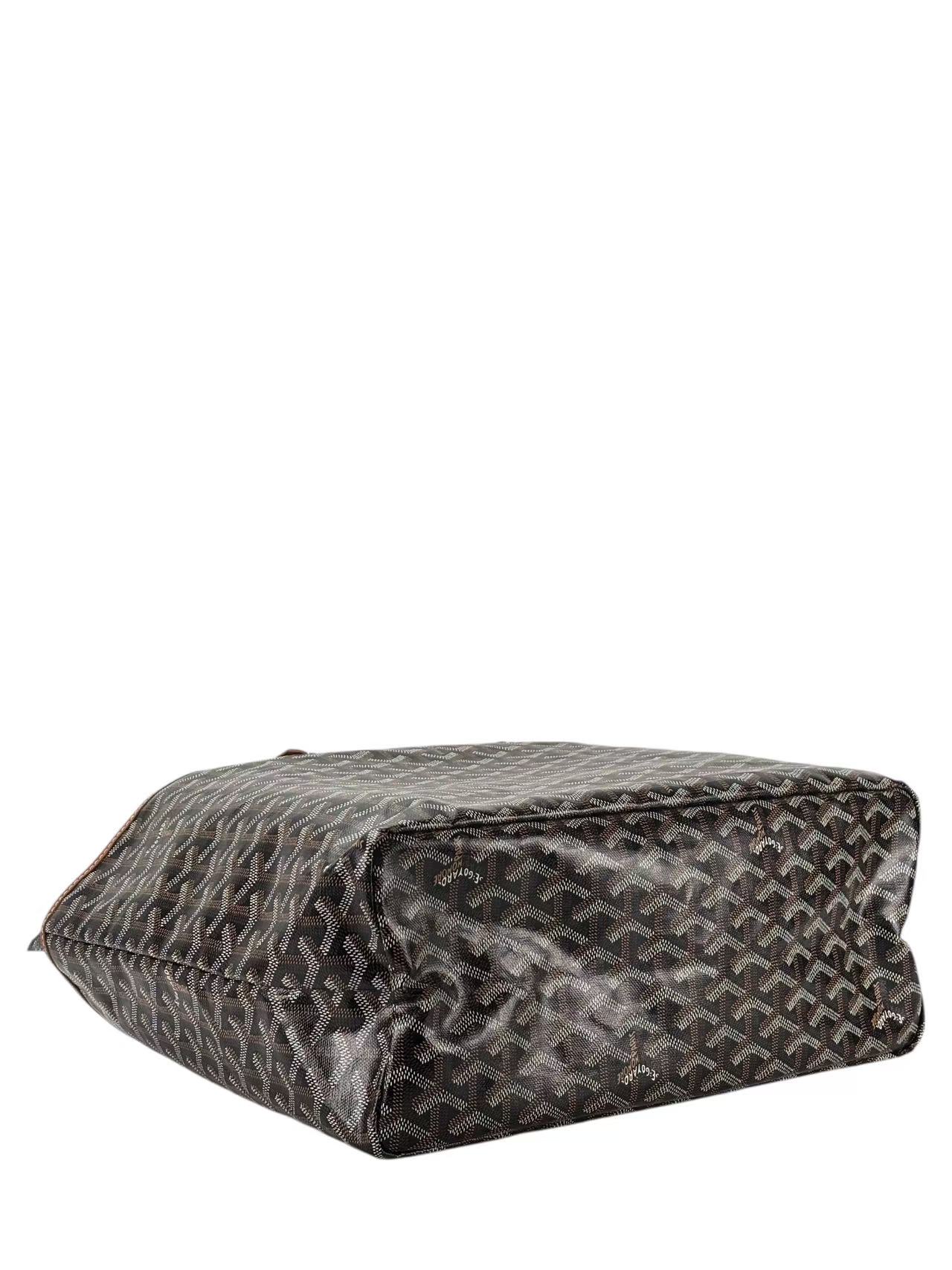 GOYARD - Saint Louis PM Tote Bag Black & Tan