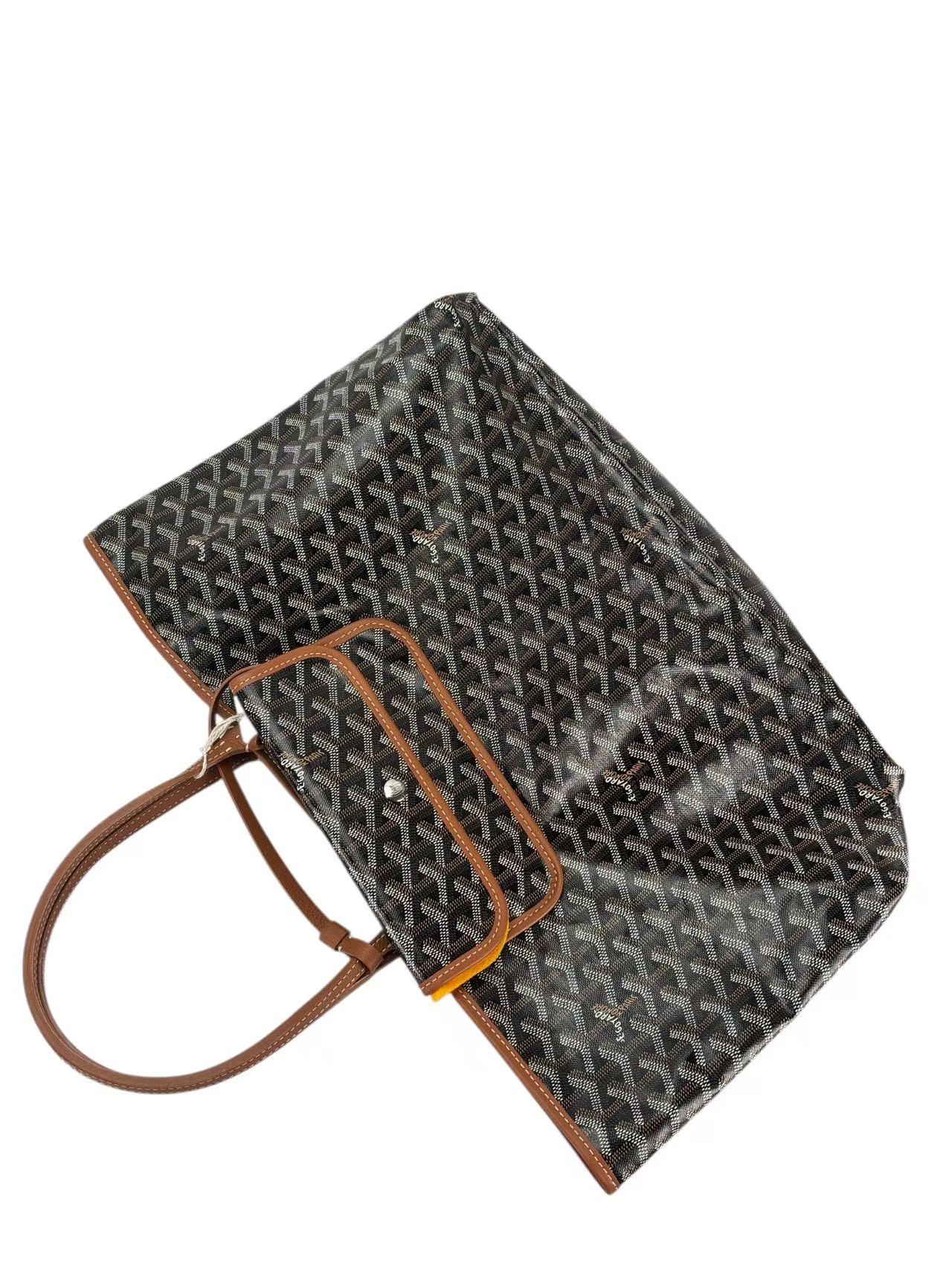 GOYARD - Saint Louis PM Tote Bag Black & Tan