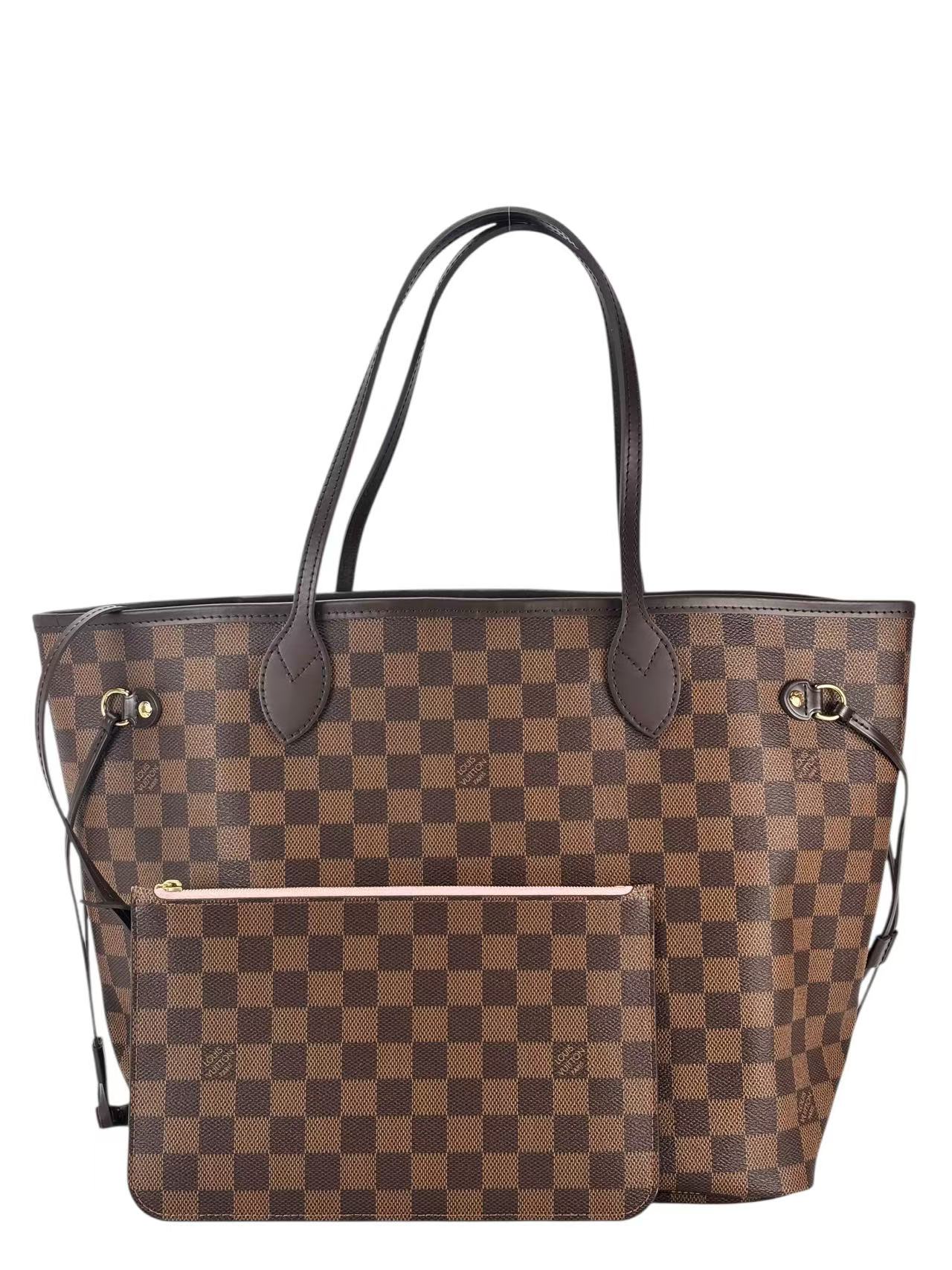 LOUIS VUITTON - Neverfull MM Bag Damier Ebene Canvas