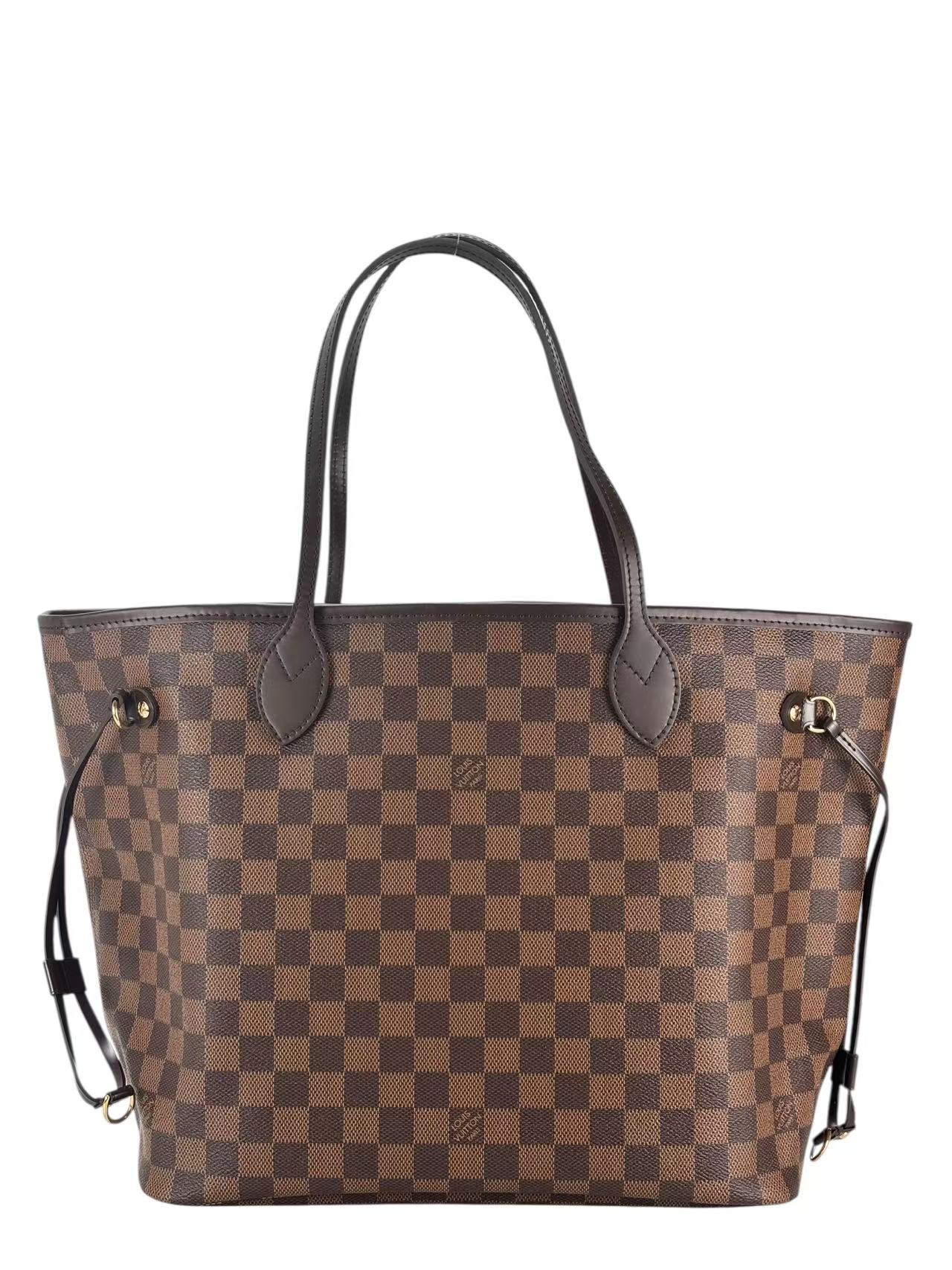 LOUIS VUITTON - Neverfull MM Bag Damier Ebene Canvas