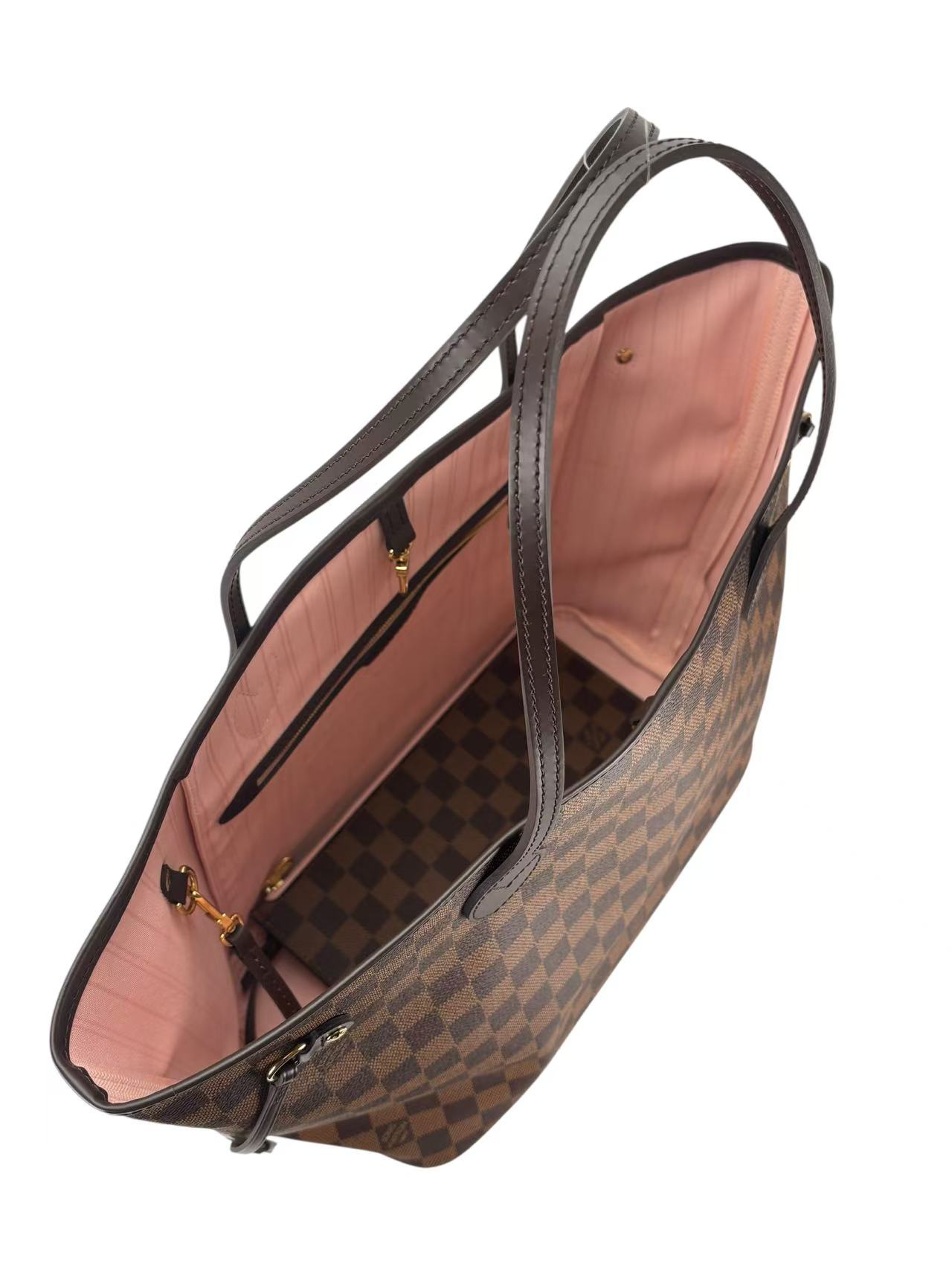 LOUIS VUITTON - Neverfull MM Bag Damier Ebene Canvas