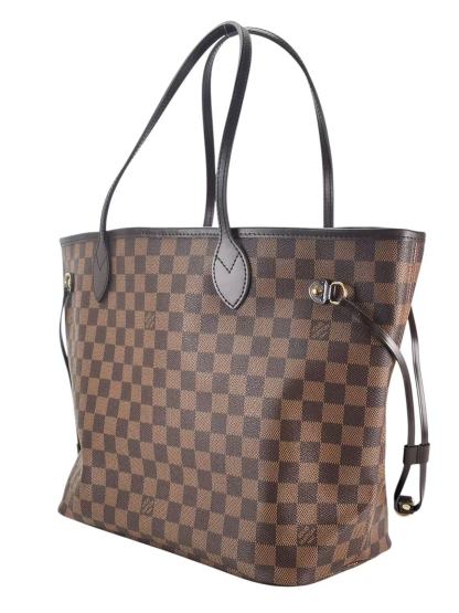 LOUIS VUITTON - Neverfull MM Bag Damier Ebene Canvas