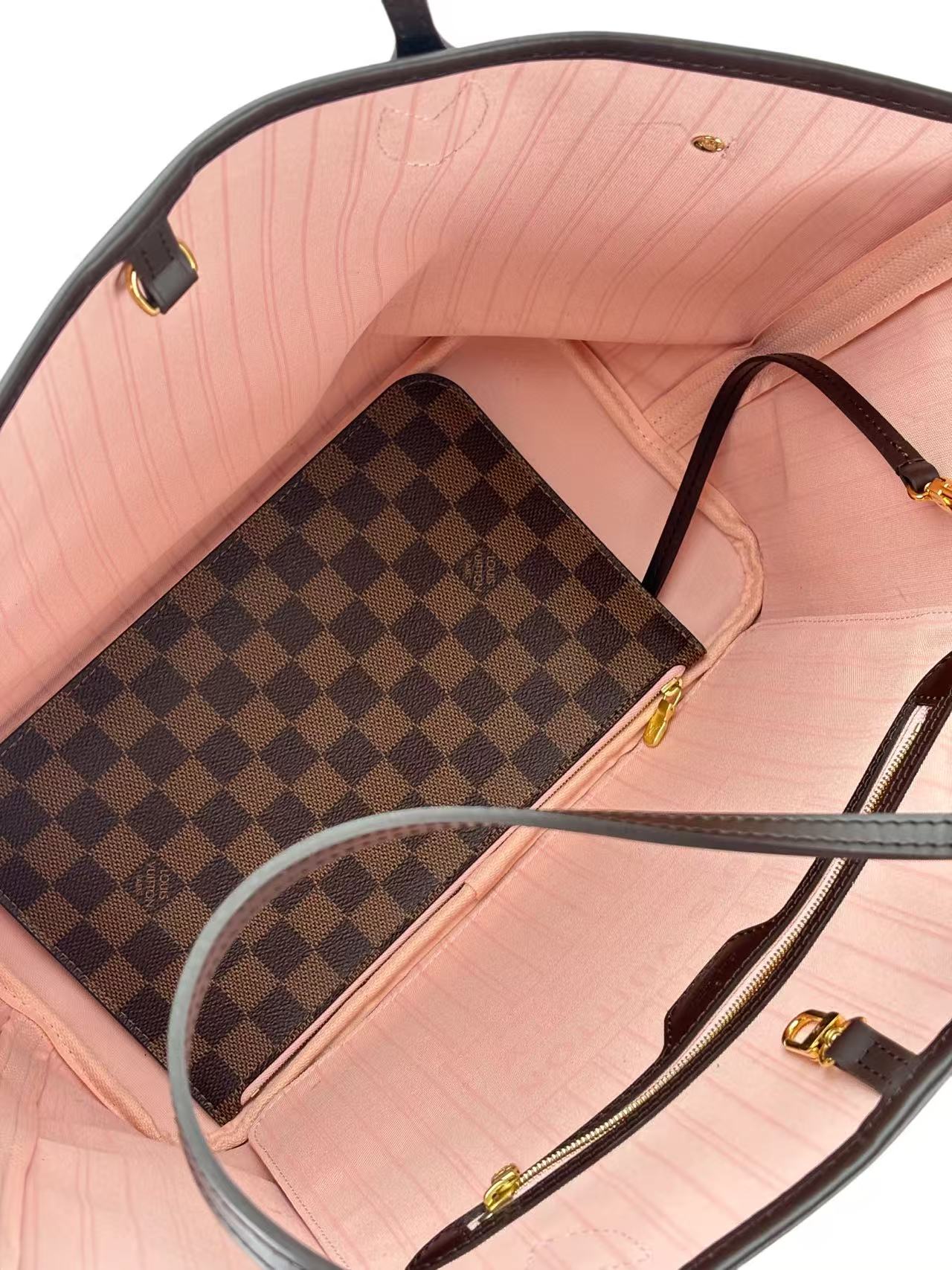 LOUIS VUITTON - Neverfull MM Bag Damier Ebene Canvas