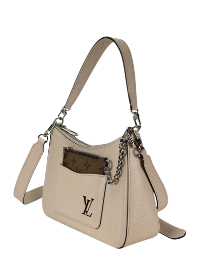 LOUIS VUITTON - White Epi Marel 2Way Quartz Handbag 