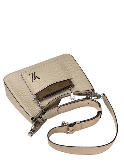 LOUIS VUITTON - White Epi Marel 2Way Quartz Handbag 
