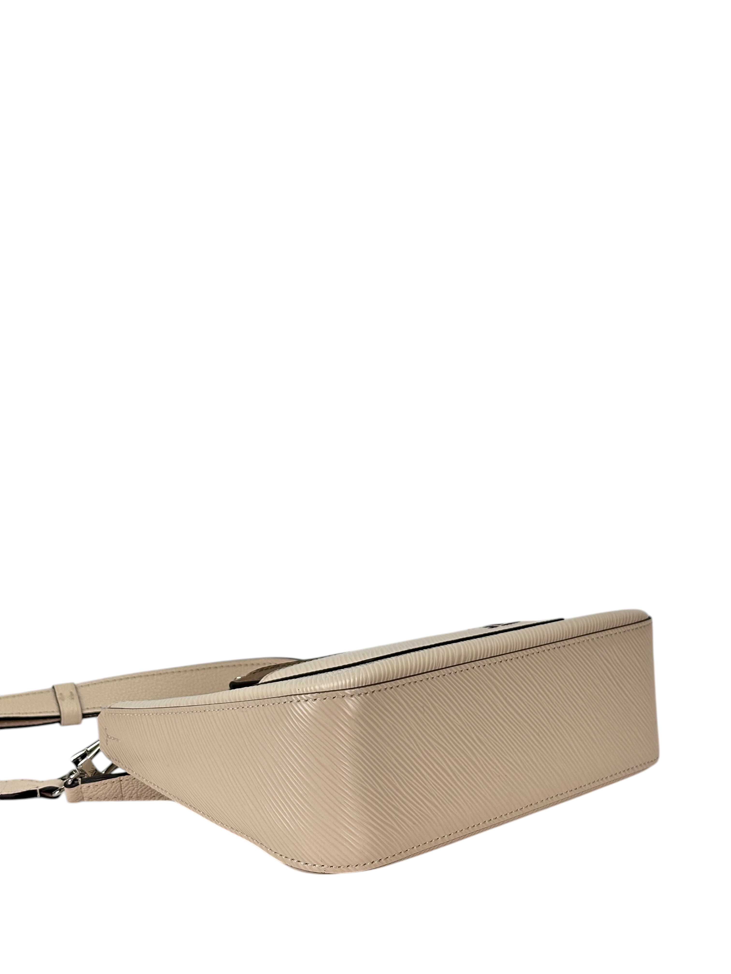 LOUIS VUITTON - White Epi Marel 2Way Quartz Handbag 