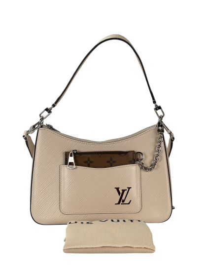 LOUIS VUITTON - White Epi Marel 2Way Quartz Handbag 