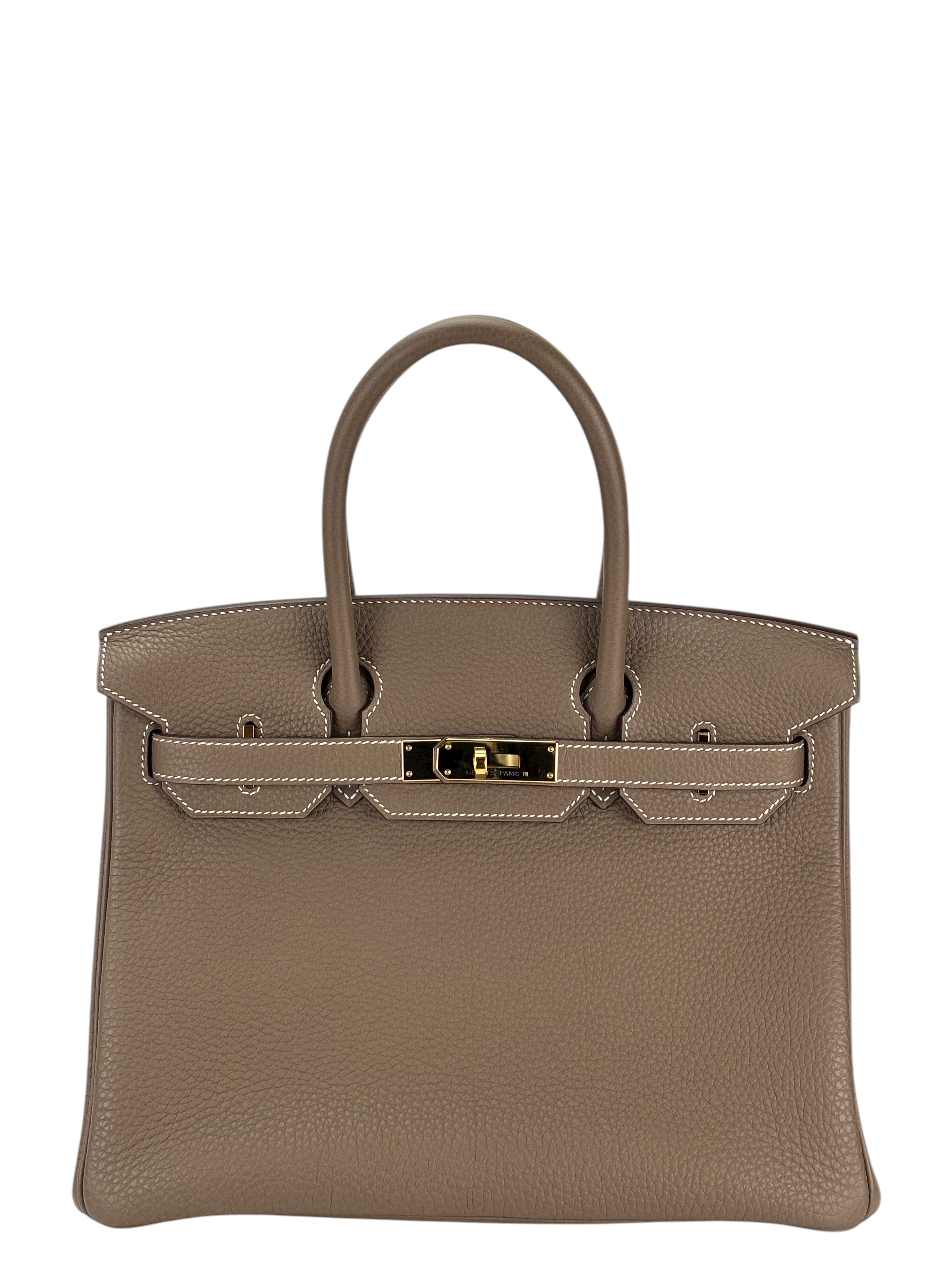 HERMES - Birkin 30 Etoupe Togo Gold Hardware 
