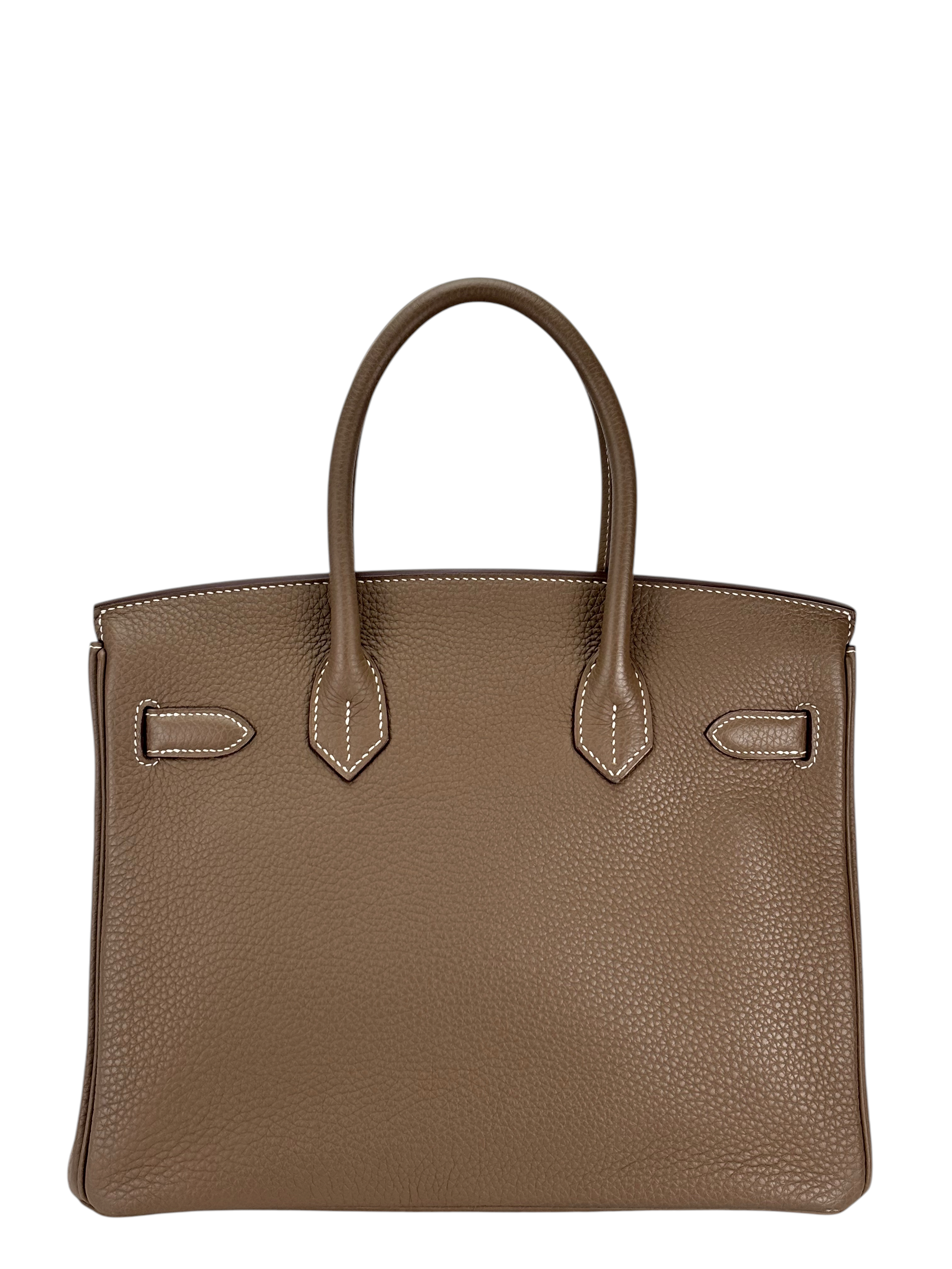 HERMES - Birkin 30 Etoupe Togo Gold Hardware 