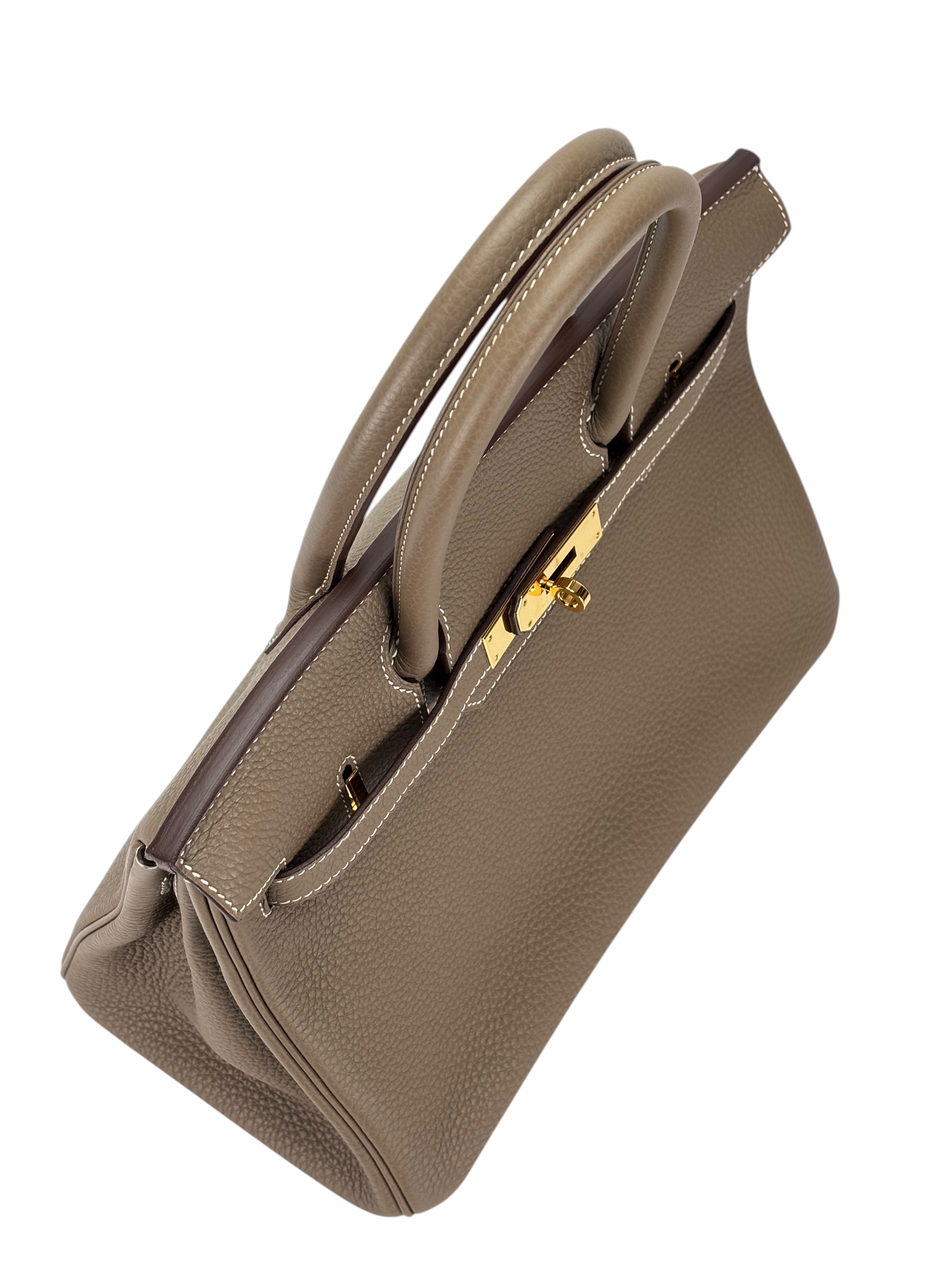 HERMES - Birkin 30 Etoupe Togo Gold Hardware 