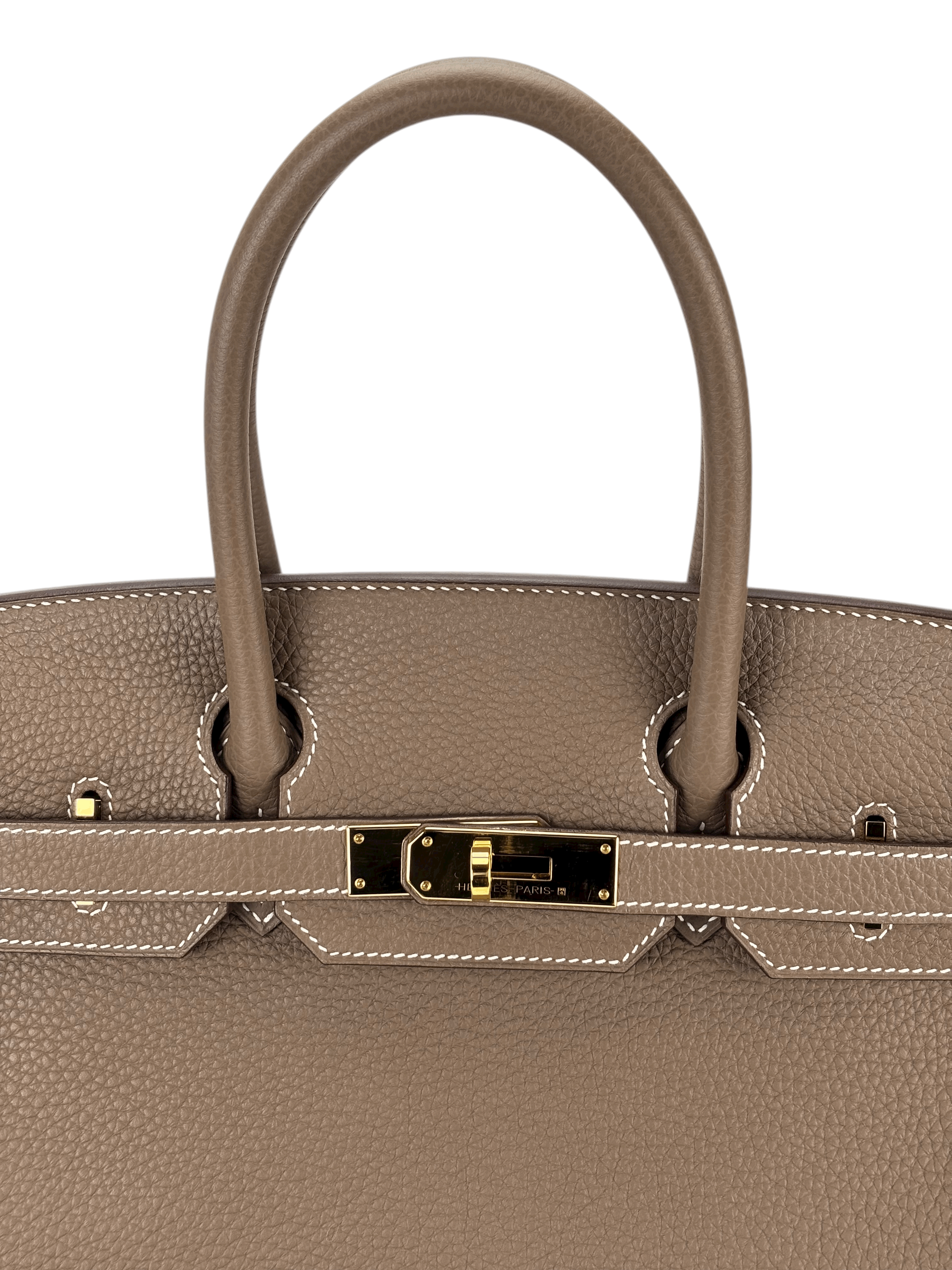 HERMES - Birkin 30 Etoupe Togo Gold Hardware 