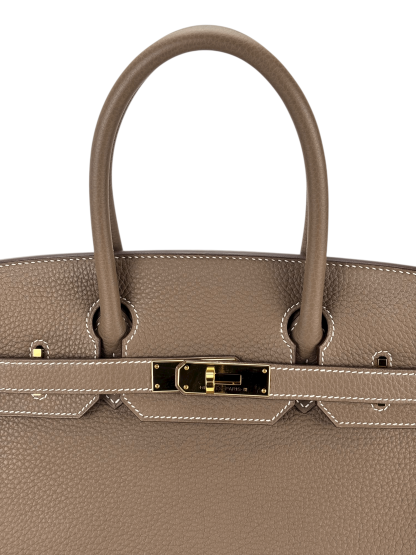 HERMES - Birkin 30 Etoupe Togo Gold Hardware 