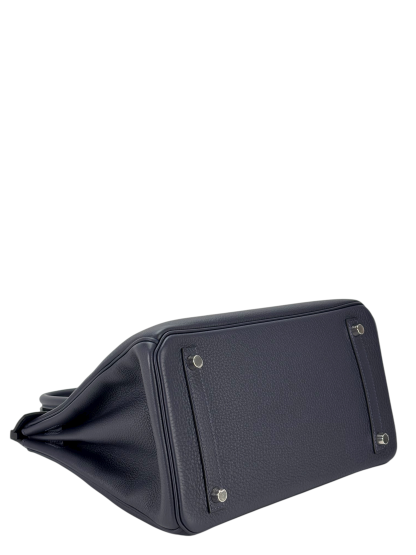 HERMES - Birkin 30 Bleu Nuit Togo Palladium Hardware 
